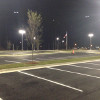 Parking lot lighting, different angle