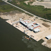 Aerial view of the mud plant